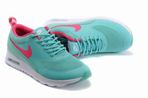 nike air max thea bleu et rose