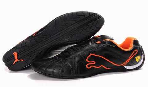 puma fille homme orange