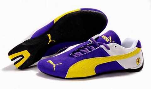 puma fille homme violet